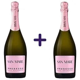 Вино игристое San Mare Prosecco DOC Spumante экстрасухое белое 0.75 л х 2 шт.