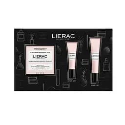 Новорічний набір Lierac Hydragenist: гель-крем для обличчя The Rehydrating Radiance Cream-Gel 50 мл + cироватка The Rehydrating Serum 15 мл + крем для контуру очей The Rehydrating Eye Care 7.5 мл - мініатюра 2