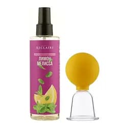 Набор Вакуумная баночка и холодное масло от целлюлита Reclaire 200 мл