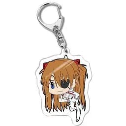 Брелок акриловый Евангелион Аска Лэнгли Evangelion Asuka Langley 5 см