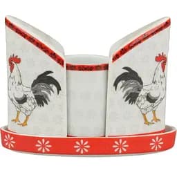 Набор для специй Lefard 3 предмета 10 см с петушком (69-039)