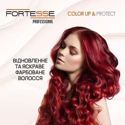 Шампунь Fortesse Professional Color Up & Protect Стійкість кольору для фарбованого волосся 400 мл - мініатюра 6