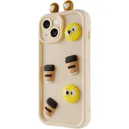 Чехол Epik TPU Toys Case with Ears для Apple iPhone 15, 6.1 Sand