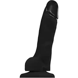 Реалистичный фаллоимитатор Strap-On-Me Soft Realistic Dildo Black - Size S