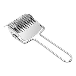 Нож резак для теста тесторезка лапшерезка для нарезки лапши, зелени из нержавеющей стали с ручкой, Kitchen Master 83608