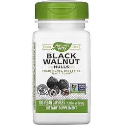 Натуральна добавка Nature's Way Black Walnut Hulls, 100 вегакапсул