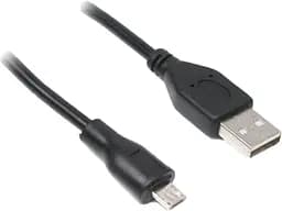 Кабель Maxxter USB-MicroUSB 1m UF-AMM-1M Black