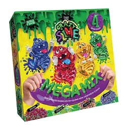 Детский набор для проведения опытов "Crazy Slime" Danko Toys SLM-03 4в1 укр SLM-03-01U