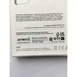 Оригінальний силіконовий чохол Apple Silicone Case MagSafe для iPhone 15 (6.1") Storm Blue MT0N3ZM/A - мініатюра 7