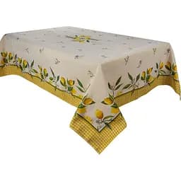 Скатерть гобелен Lefard Лимон 140x140 см (716-212)