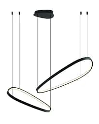 Подвесной светильник, люстра Goldlux 334091 Michelle LED 1x48W 4000K 7400Lm IP20 черный