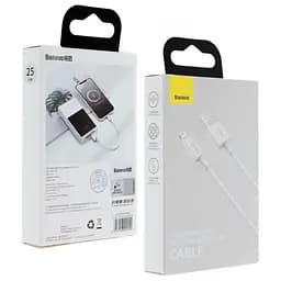 Кабель Baseus Superior Series Fast Charging Data Cable USB to iP 2.4A 0.25m White - мініатюра 2