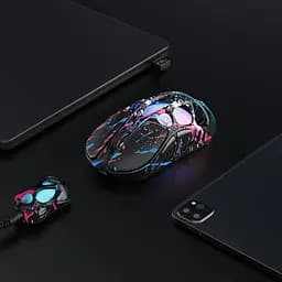 Комп'ютерна миша GravaStar Mercury X Pro 8K BT/WL/USB-A RGB Neon Graffiti teh0024928 - мініатюра 6