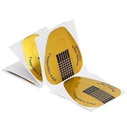 Форми для нарощування нігтів Canni золоті 500 шт.