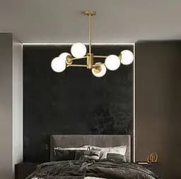 Потолочная люстра Right Selection на 6 плафонов Line.F CD 111/6 AB