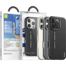 Чохол Blueo Leather with MagSafe для Apple iPhone 16 Pro Max Grey (B52-I16PMGRY) [115148] - мініатюра 4