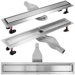 Трап для душу Rea Neox 90 Superflow brushed steel 2в1 REA-G2708