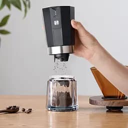 Кавомолка бездротова Circle Joy Electric Coffee Grinder (CJ-EG05) Silver - мініатюра 4