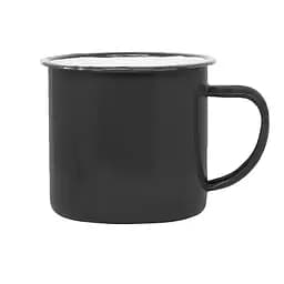 Кружка емалева Voyager, 350 мл, чорний (V0465-02)