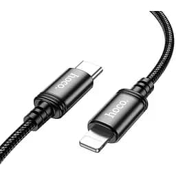 Кабель удлиненный HOCO x91 Radiance Type-C to Lightning 3 метра черный