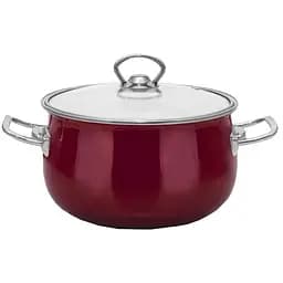 Кастрюля Idea Home Red с крышкой, 20 см, 3.7 л (6832886)