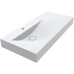 Умивальник Miraggio Viola 1000 L matt 0002659, Білий матовий