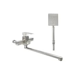 Смеситель для ванны Wezer PRO7-02 сатин Хром матовый