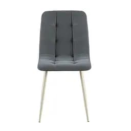 Стілець TED Grey Dark Grey Velvet - мініатюра 4