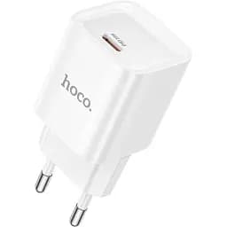 Сетевое зарядное устройство для Hoco C146A Charm single port PD20W charger(EU) Белый