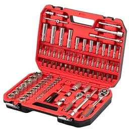 Набор ручного инструмента автомобильного Intertool ET-9094 1/4" x 1/2" в наборе 94 предмета RED