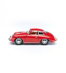 Автомодель Bburago Porsche 356B 1961 р 1:24 червоний (18-22079) - мініатюра 2