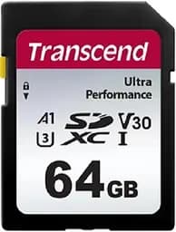 Карта пам'яті SD 64GB C10 UHS-I U3 R160/W50MB/s 4K Transcend teh0013283