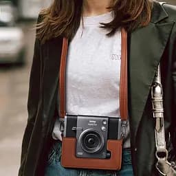 Чохол для фотоапарата Fujifilm Instax Wide EVO коричневий - мініатюра 4
