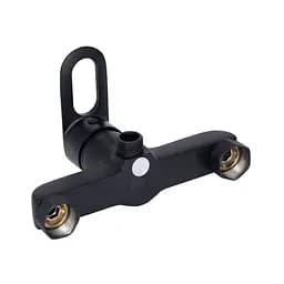 Змішувач для душу Lidz Latwa 010 (з душовим гарнітуром) (k40) LDLAT010BLA45421 Black - мініатюра 4
