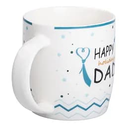 Чашка порцелянова HAPPY HOLIDAYS DAD 450 мл для тата Liling Rongxiang Ceramic RX-N240278HD - мініатюра 12