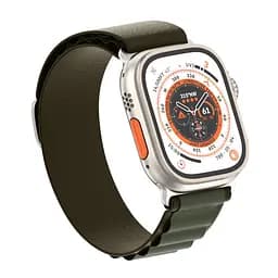 Ремінець для Apple Watch 42 (Series 11-10)/41/40/38, оливковий, Alpine Loop Alpina Band, тканинний поліестеровий ремінець для смарт-годин, дихаючий, для активного відпочинку та спорту, ArmorStandart (ARM81044) - мініатюра 2