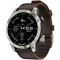Смарт-часы Garmin D2 Mach 1 Aviator Smartwatch with Oxford Brown Leather Band (010-02582-54/55)