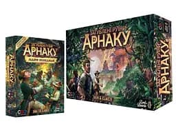 Настольная игра Lords of Boards Руины острова Арнак с дополнением Лидеры экспедиций (укр.) (LOB2101UK+1)