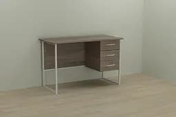 Комп'ютерний стіл Ferrum-decor Гаррі 75x120x70 білий ДСП Дуб Сонома Труфель 16мм (FRD-101003) - мініатюра 2