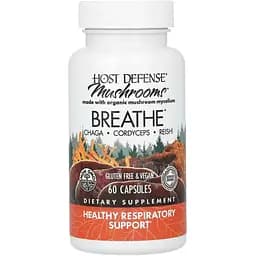 Поддержка дыхательной системы Fungi Perfecti Breathe Host Defense 60 капсул