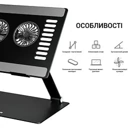Підставка для ноутбука OfficePro LS122B [144452] - мініатюра 9