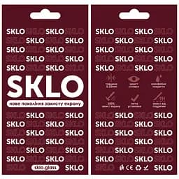 Захисне скло SKLO 3D для Apple iPhone 11 Pro / X / XS (5.8) Чорний - мініатюра 4