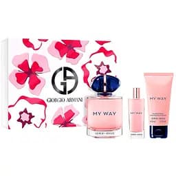 Набір Giorgio Armani My Way 90 мл парфумована вода, 50 мл лосьйон для тіла, 15 мі міні