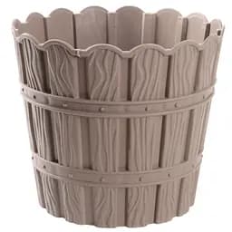 Горщик для квітів Violet House 1047 Bamboo Cappuchino із дренажем 5 л (1047 BAMBOO CAPPUCHINO 5л.)