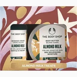 Подарочный набор The Body Shop Миндальное молочко: крем-гель для душа 60 мл + масло для тела 50 мл (1044899)