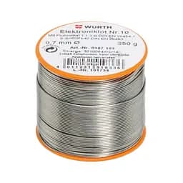 Припій для пайки електронних компонентів Wurth №10 SN60/PB40, 0.7 мм 250 г (0987105)