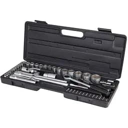 Набор торцевых насадок Grad 1/4", 1/2"+ аксессуары 51 шт (кейс) (6003105)