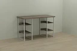 Комп'ютерний стіл Ferrum-decor Карен 75x120x60 білий ДСП Дуб Сонома Труфель 32мм (FRD-102263)