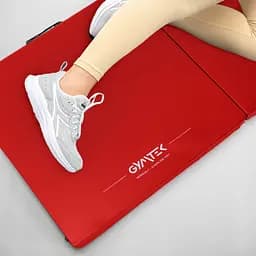 Мат гімнастичний твердий Gymtek 5см червоний - мініатюра 7