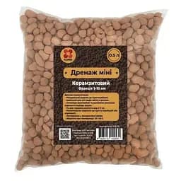 Дренаж TM Flores керамзитовый мини 0.5 л (drenag-mini-0.5l-FL)